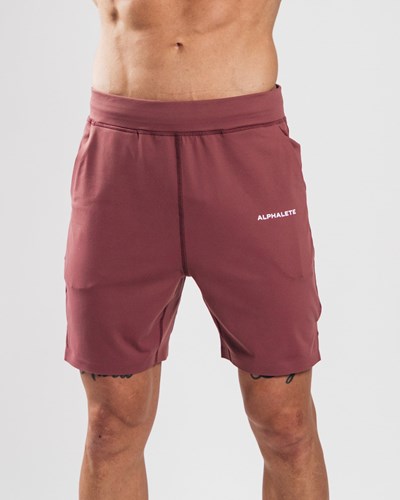 Alphalete 4-Way Stretch 8" Corta Mauve | 7326-KGLDZ