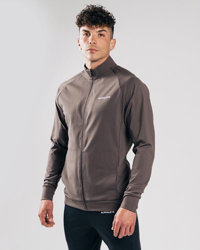 Alphalete 4-Way Stretch Pista Jacket Striker | 0163-YXRFQ