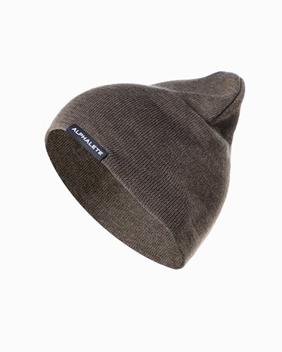 Alphalete Cotone Knit Beanie Marroni Scuro | 5092-WTOIP