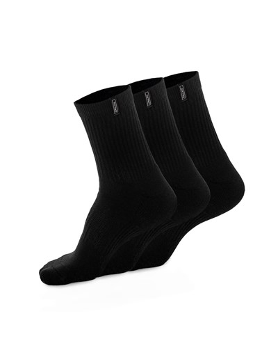 Alphalete Crew Sock Nere | 6143-NBQAU