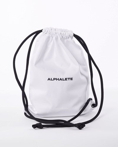 Alphalete Drawstring Bag Bianche | 6903-GPCYF