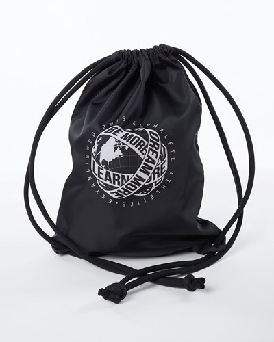 Alphalete Drawstring Bag Nere | 8064-RWAKU