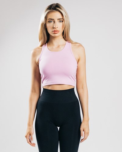 Alphalete Fitted Performance Crop Tank Bloom | 0732-XCYEA