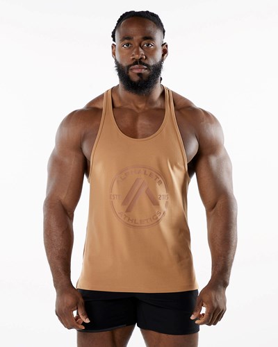 Alphalete Fitted Performance Stringer Rust | 1096-SIJMR