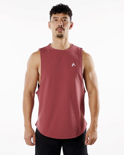Alphalete Fitted Performance Tank Gingerbread | 8973-MJGSK
