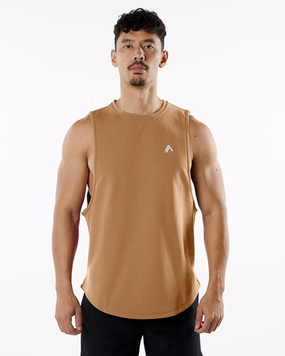 Alphalete Fitted Performance Tank Rust | 9753-UZVGB