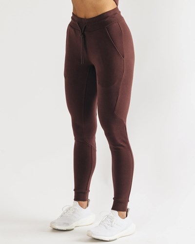 Alphalete Fitted Single-Brushed 29" Jogger Mahogany | 9024-FYDJR