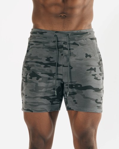 Alphalete Fitted Single-Brushed 7" Corta Camouflage | 2098-WAILY