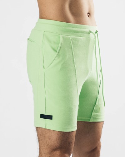 Alphalete Fitted Single-Brushed 7" Corta Limelight | 7458-FWRDQ