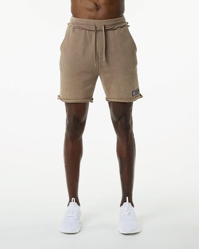 Alphalete Heavyweight Washed Terry Corta Smokey Quartz | 4503-HRBVT