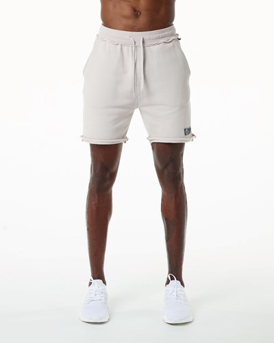 Alphalete Heavyweight Washed Terry Corta Moonstone | 4569-RVWOT
