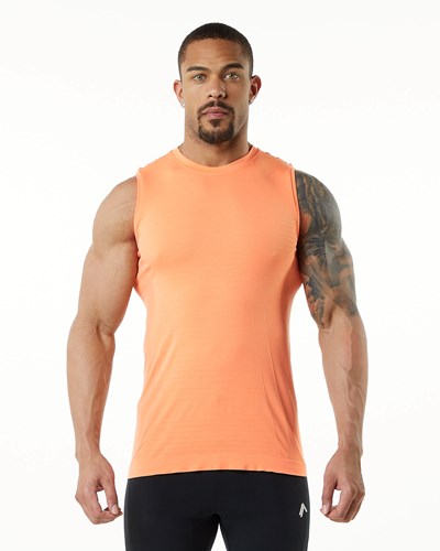 Alphalete High Performance Seamless Tank Faded Day Tripper | 8135-SBDHQ
