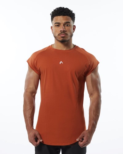 Alphalete High Performance Senza Maniche Tee Sour Tangerine | 8641-IRTVQ