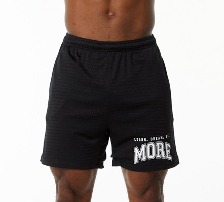 Alphalete Luxury Foderati 4-Way Stretch Mesh Corta Nere | 7905-RIUJQ