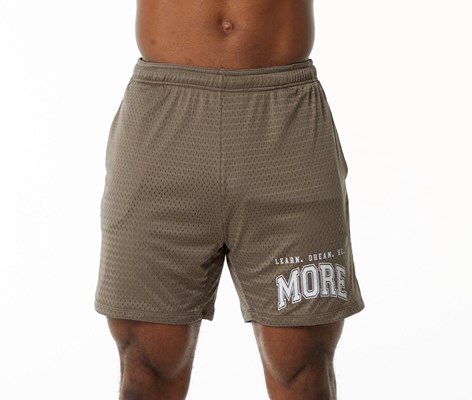 Alphalete Luxury Foderati 4-Way Stretch Mesh Corta Mocha | 8072-GZBVQ