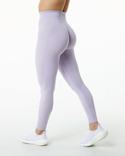 Alphalete Seamless Scrunch Legging Misty Lilac | 6518-REBSD