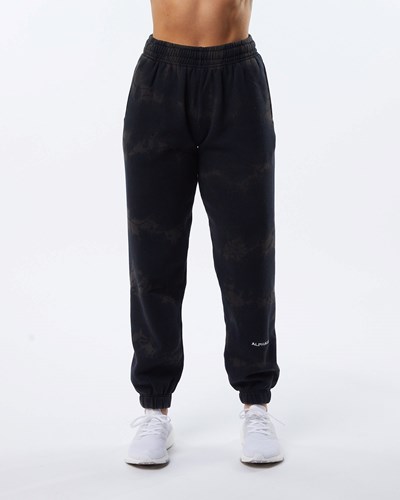 Alphalete Washed 30" Fleece Jogger Nere | 4132-GIPLN
