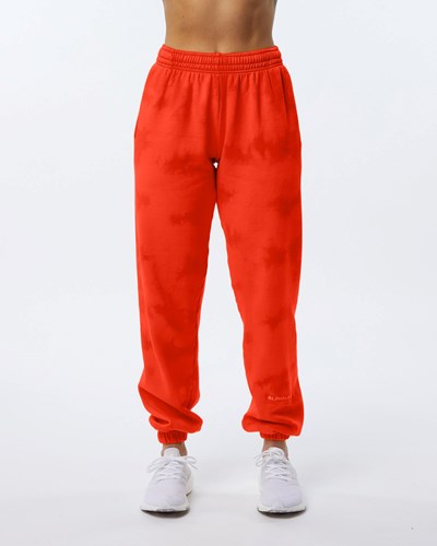 Alphalete Washed 30" Fleece Jogger Strawberry | 7291-FHYJQ