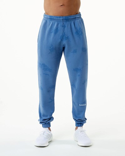 Alphalete Washed 31" Fleece Jogger Blu | 3942-WPMDH