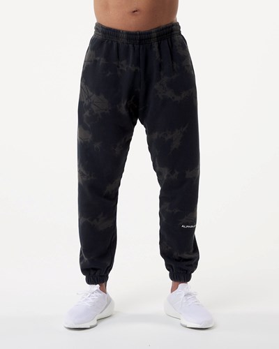 Alphalete Washed 31" Fleece Jogger Nere | 3981-DCKOG