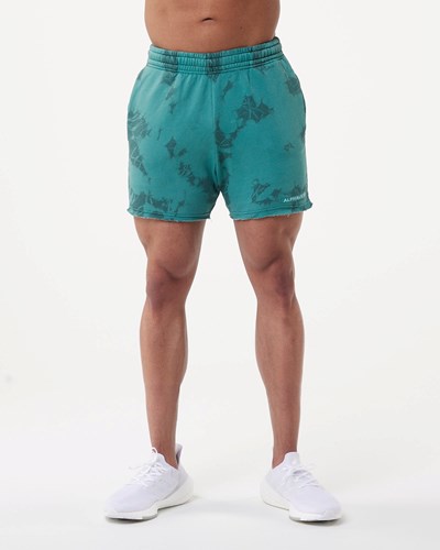 Alphalete Washed 5" Fleece Corta Submarine | 0387-SMTDH