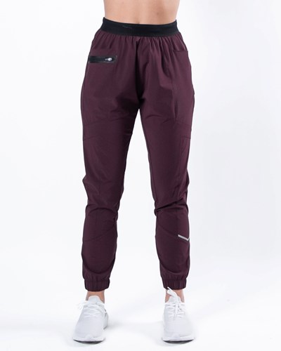 Alphalete Woven 4-Way Stretch 28" Pant Bordeaux | 7263-ZLYQK