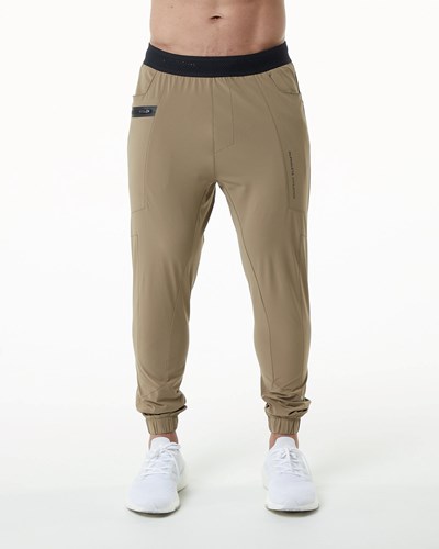 Alphalete Woven 4-Way Stretch 29" Pant Taupe | 0981-OUQLD