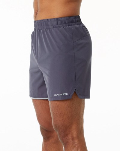 Alphalete Woven Allenamento Corta Viola | 3271-UKROD