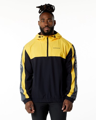 Alphalete Woven Performance Jacket Bumblebee | 7102-ACSYB