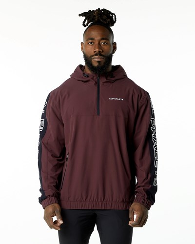 Alphalete Woven Performance Jacket Corallo | 2893-HKXOU