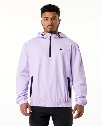 Alphalete Woven Performance Jacket Lavanda | 3869-WATEN