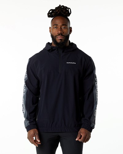 Alphalete Woven Performance Jacket Nere | 1294-DKSON